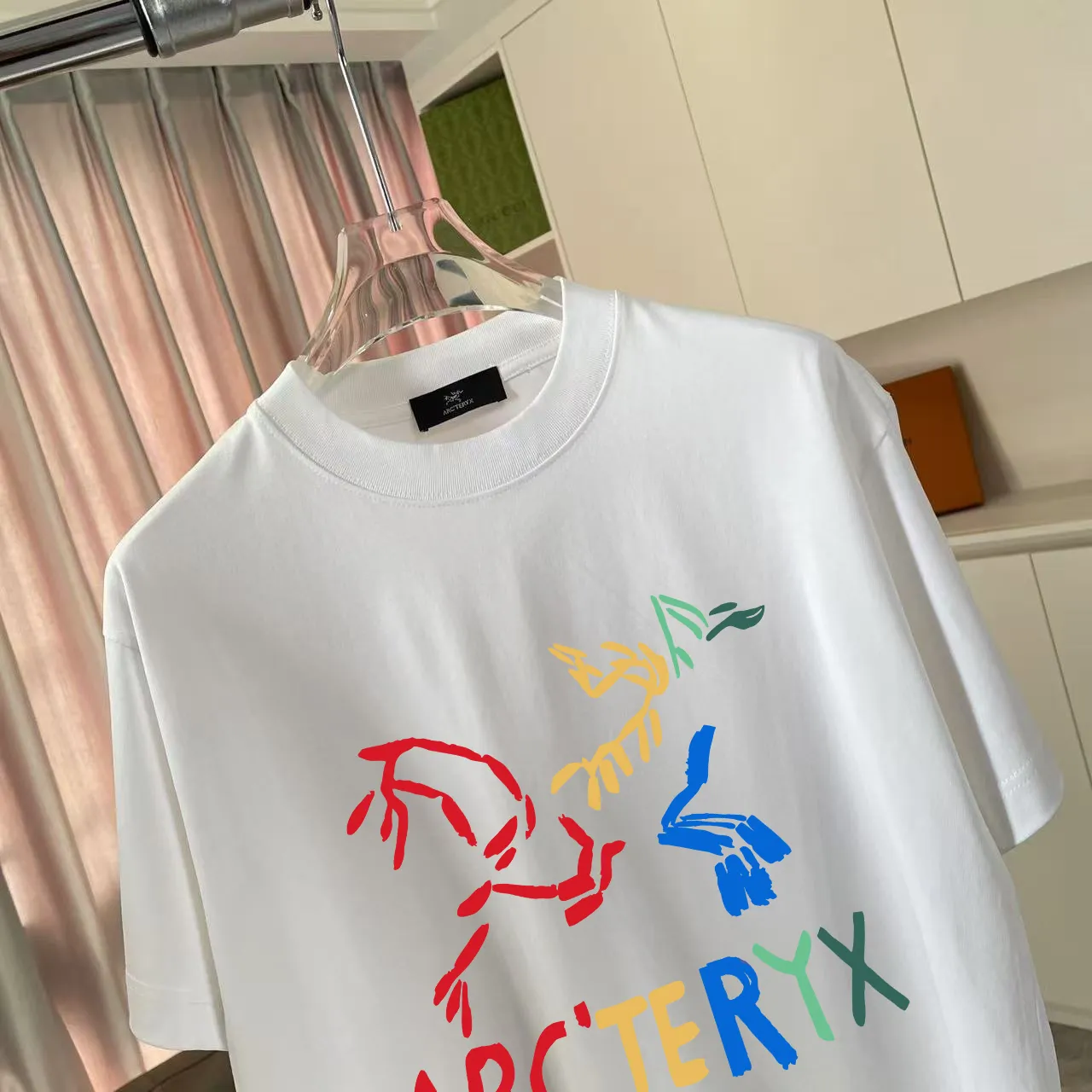 ARC'TERYX* 2025 New Arrival logo t g Same Style Size：S M L XL XXL ：Black White Pink Red Gray